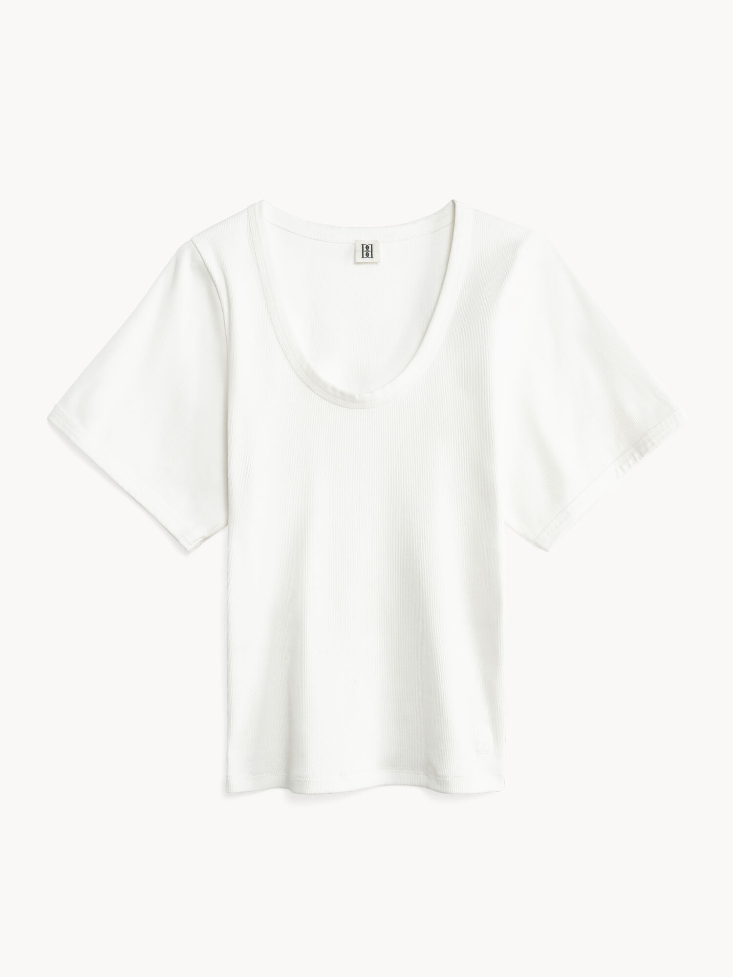 By Malene Birger Lunai T-shirt Topit Valkoinen | FI_BB42715