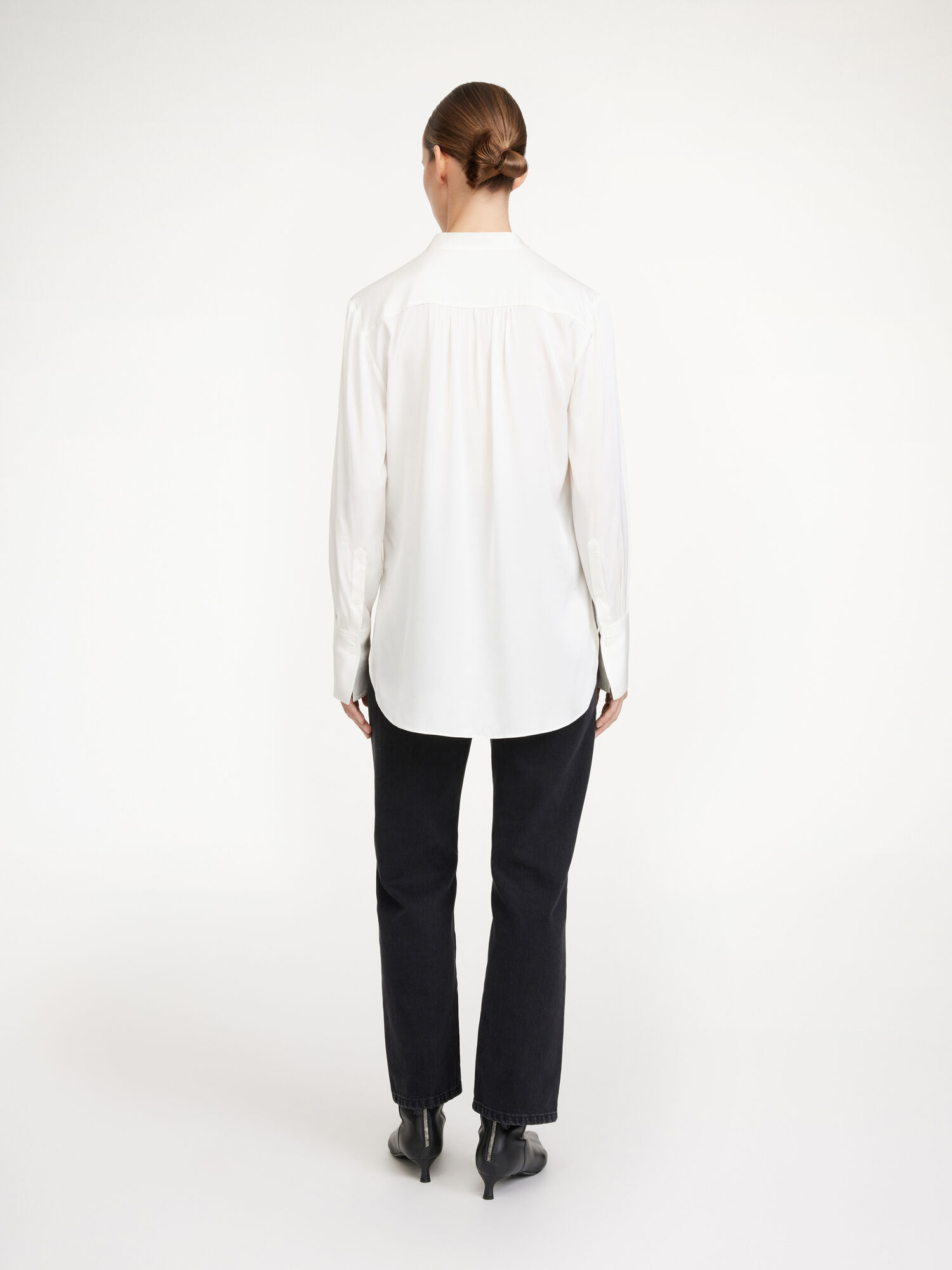 By Malene Birger Mabillon Silk Paidat Valkoinen | FI_BB78753