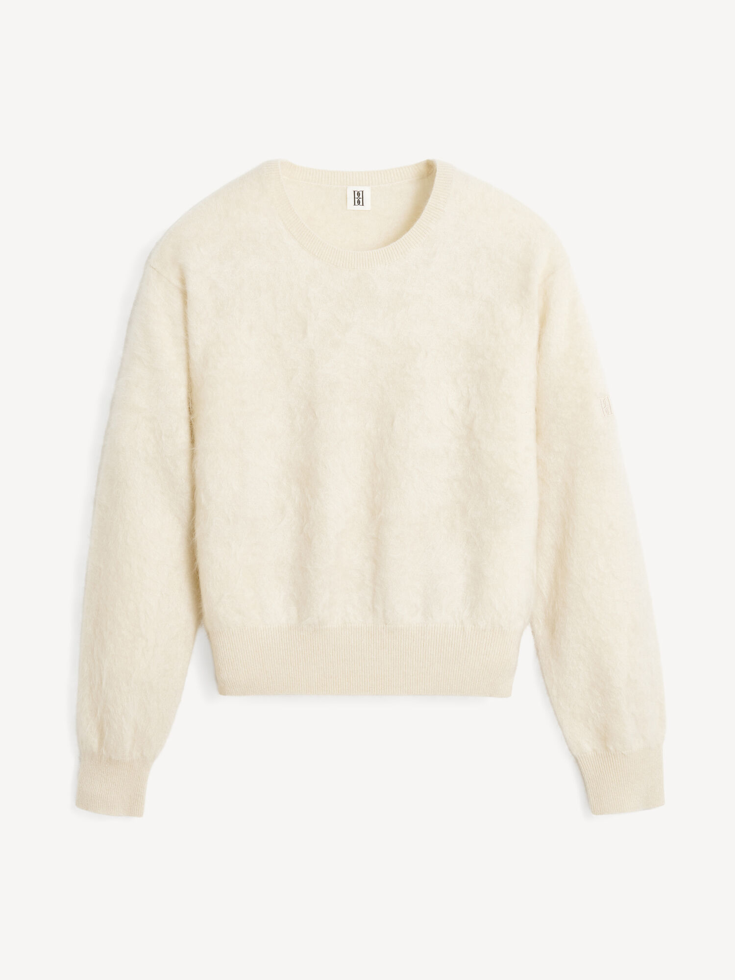 By Malene Birger Mantea Cashmere Sweater Neuleet Oyster Gray | FI_BB35057