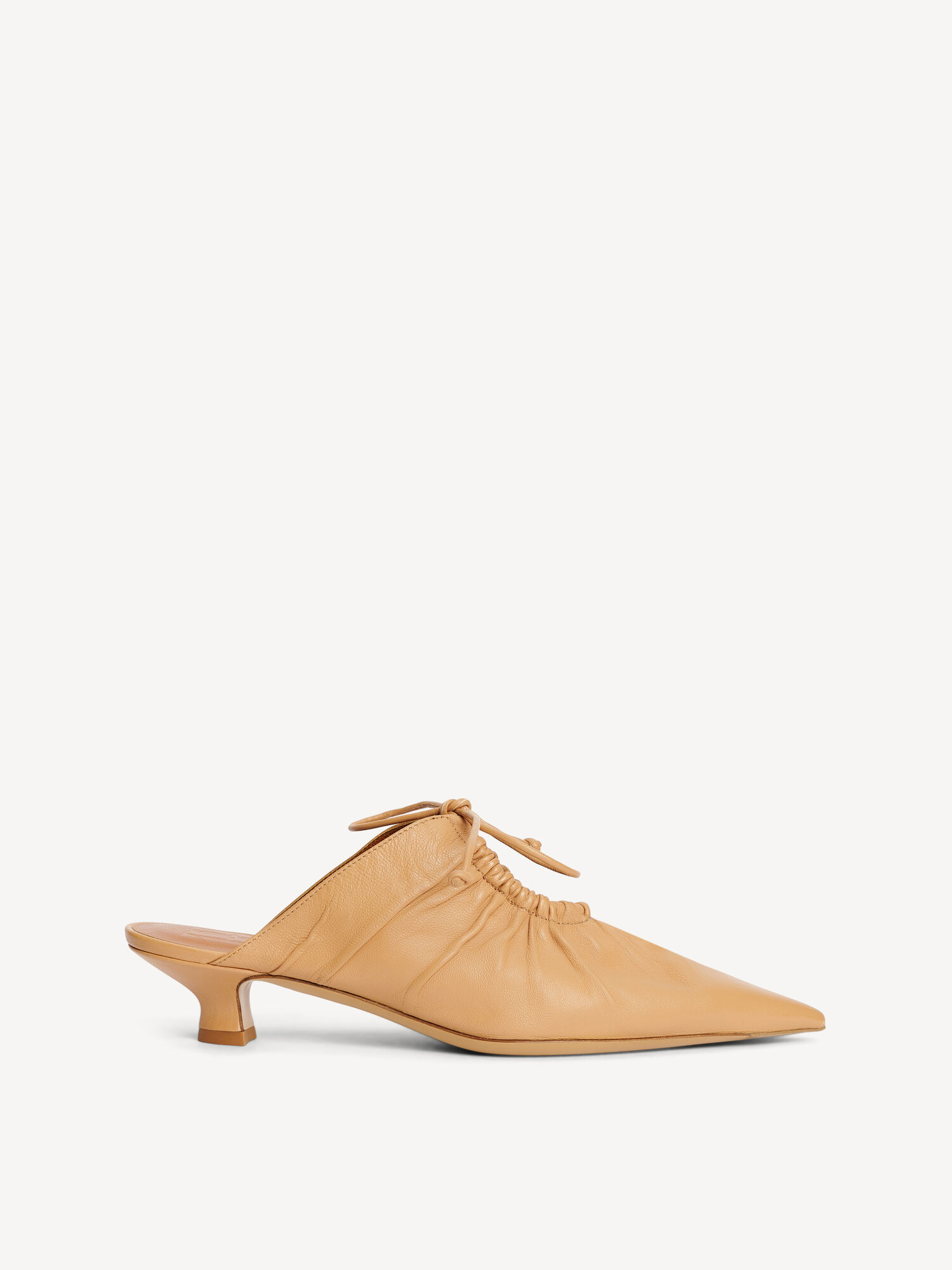 By Malene Birger Masey Leather Mules Kengät Beige | FI_BB33889