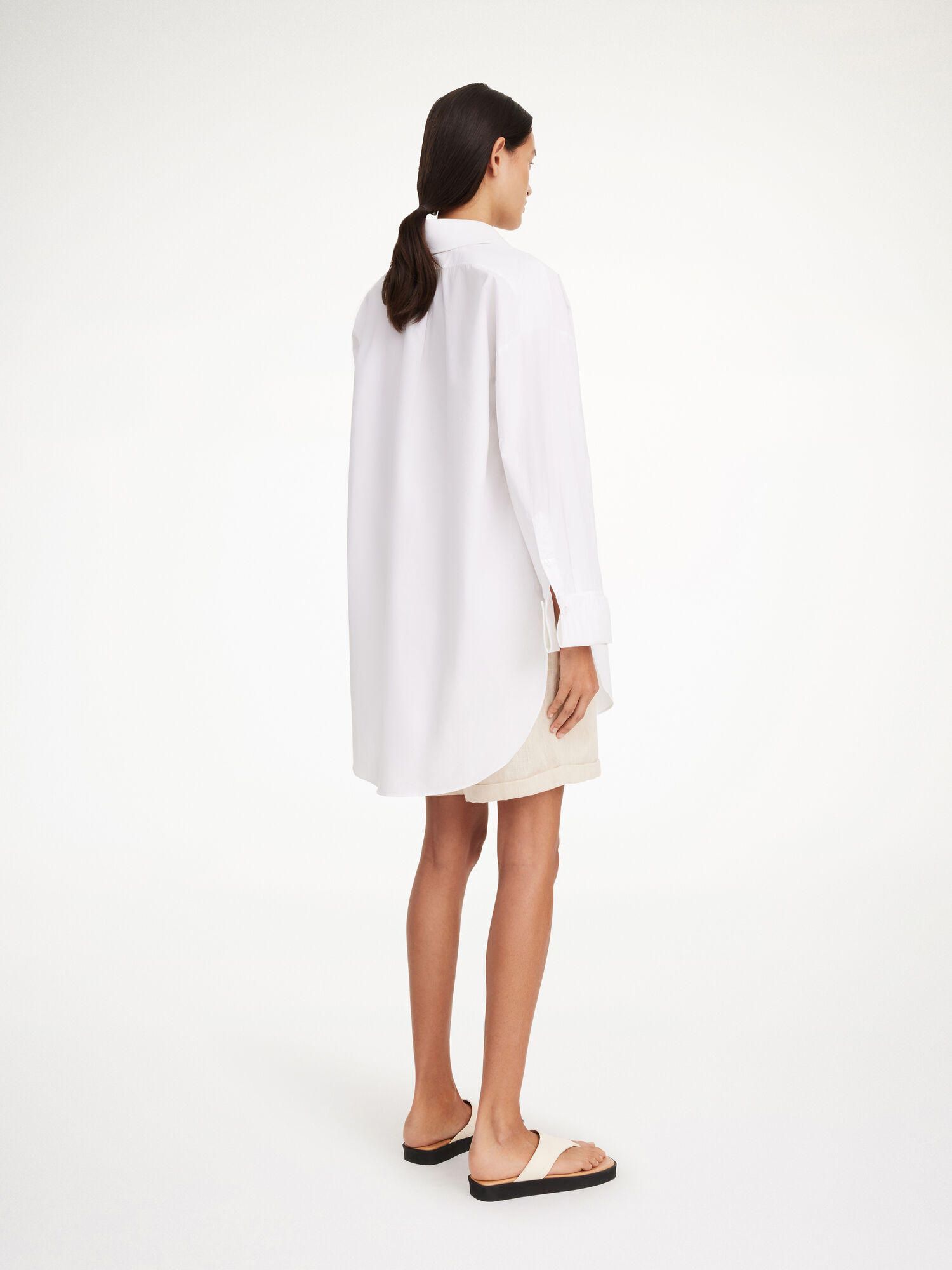 By Malene Birger Maye Organic Cotton Paidat Valkoinen | FI_BB35939