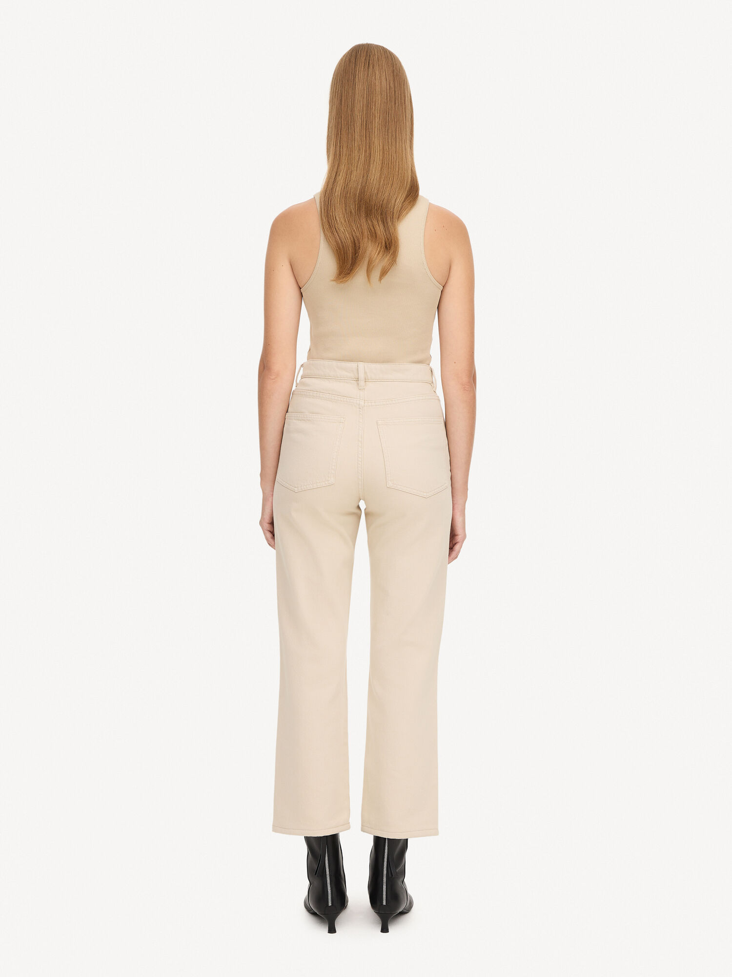 By Malene Birger Milium Organic Cotton Suorat Housut Mojave Desert | FI_BB55813