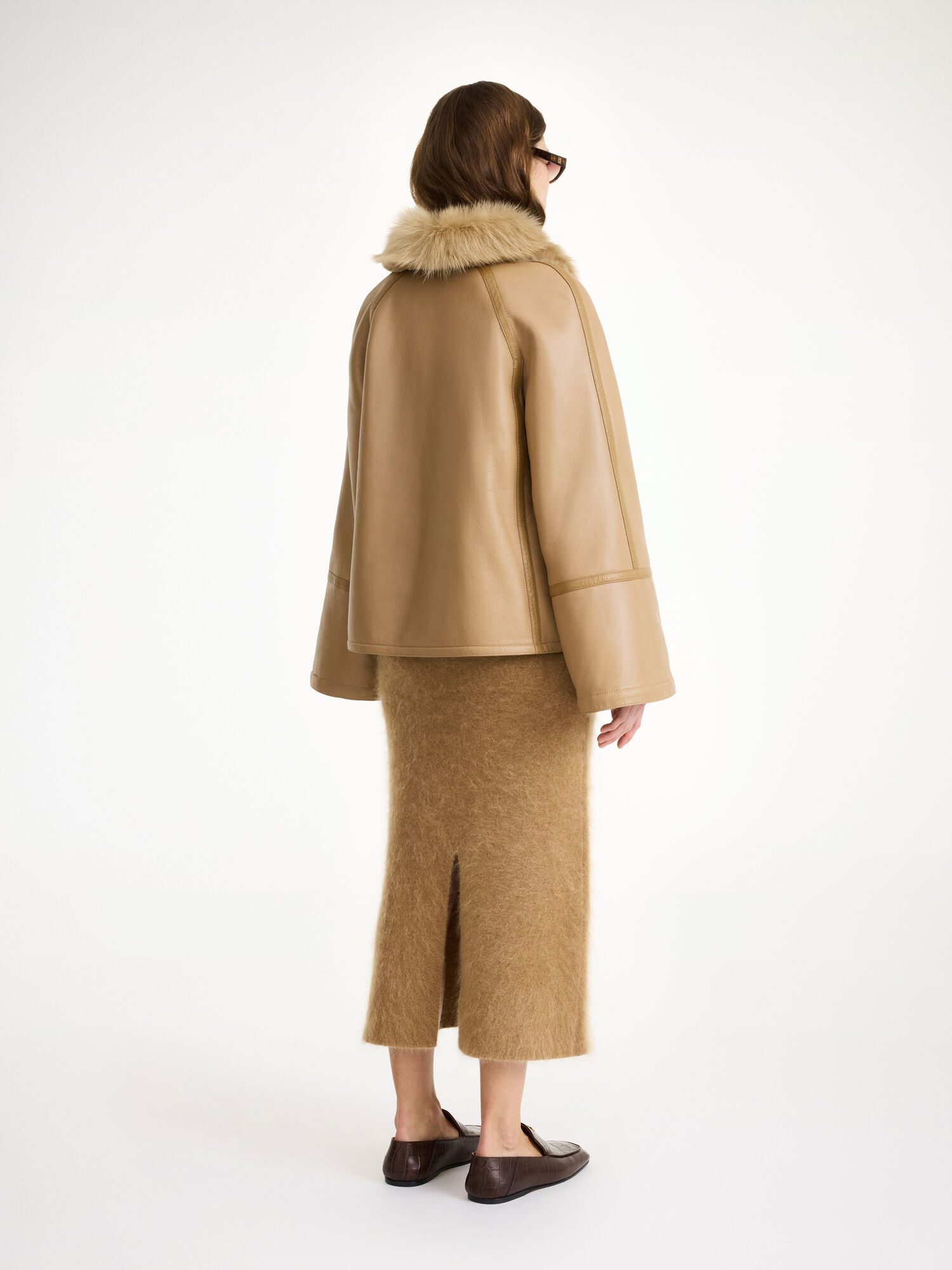 By Malene Birger Odellies Shearling Takit Tannin | FI_BB91240