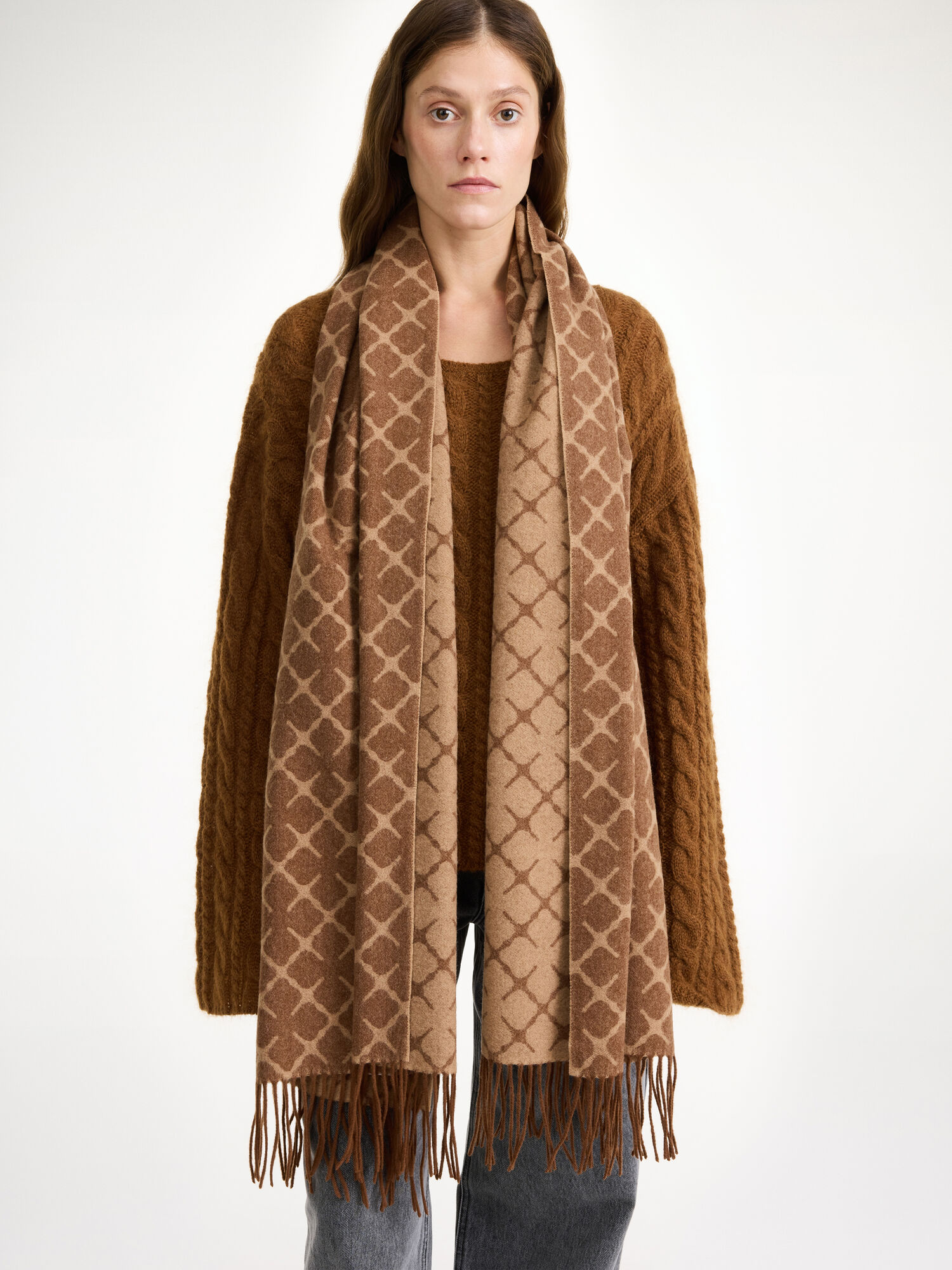 By Malene Birger Ortega Cashmere-blend Huivit Bison | FI_BB94637