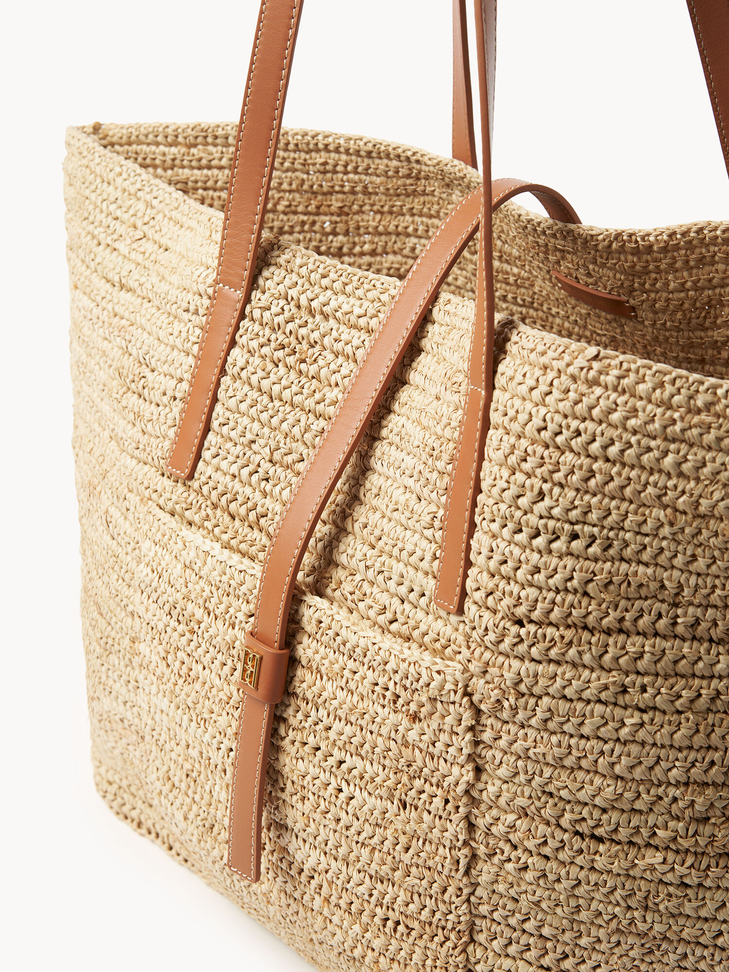 By Malene Birger Palla Straw Tote Laukut Vaalean | FI_BB94154