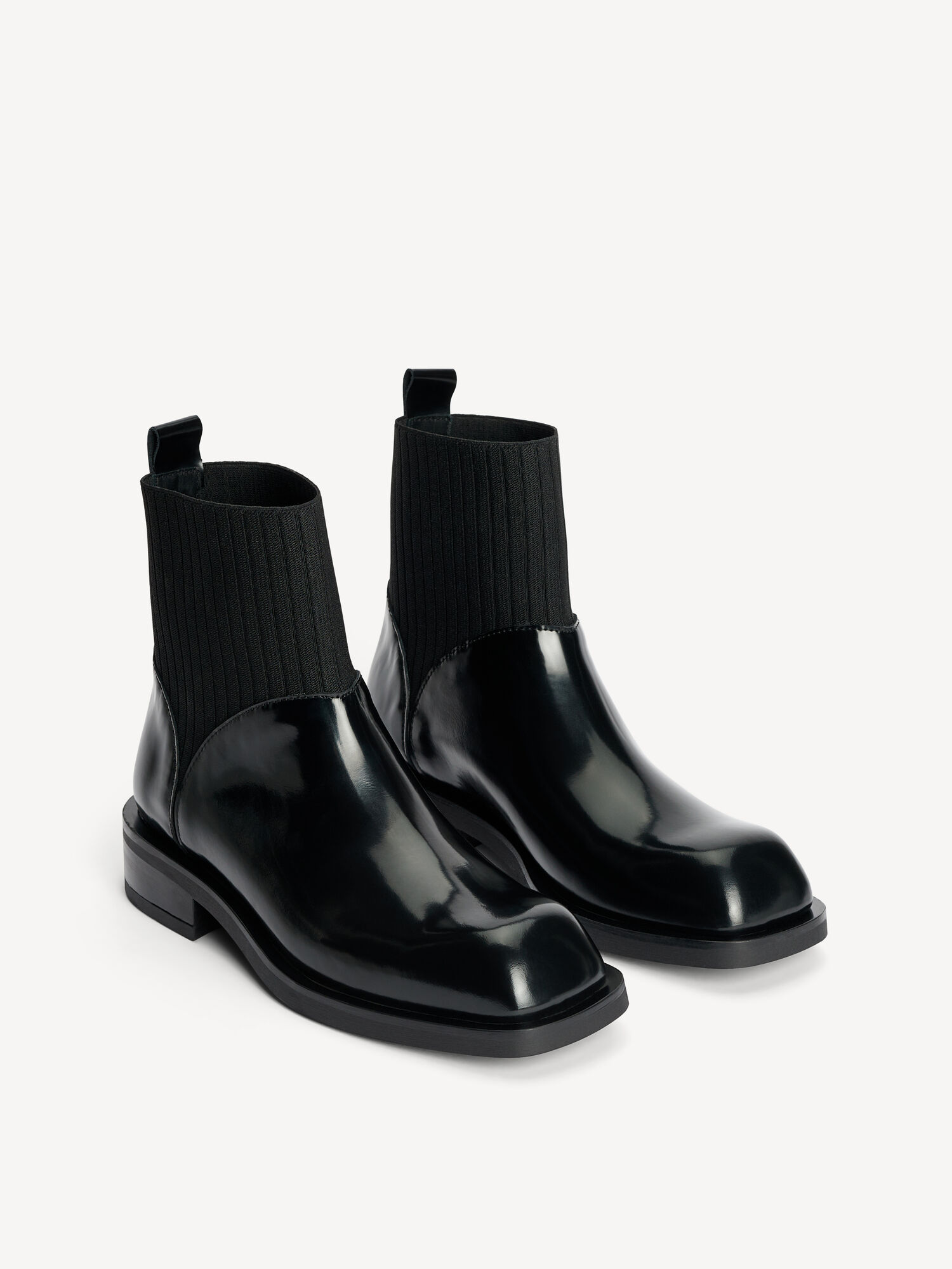 By Malene Birger Perlla Leather Boots Kengät Mustat | FI_BB91768