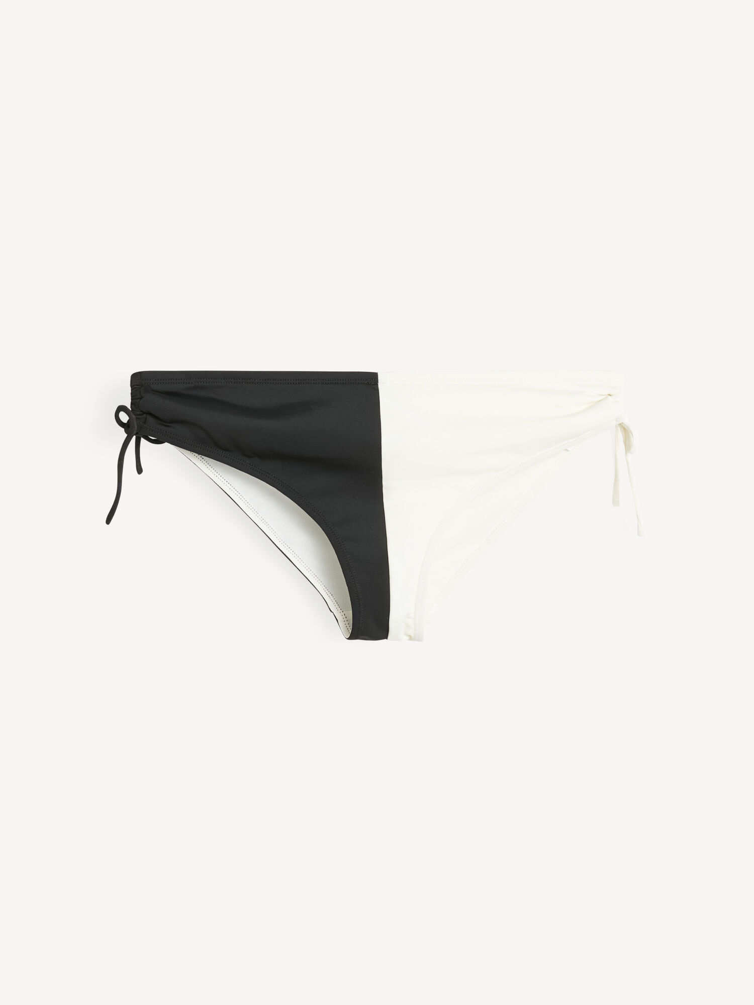 By Malene Birger Seabay Low Bikini Bottoms Uimapuvut Raidallinen Mustat Valkoinen | FI_BB18601