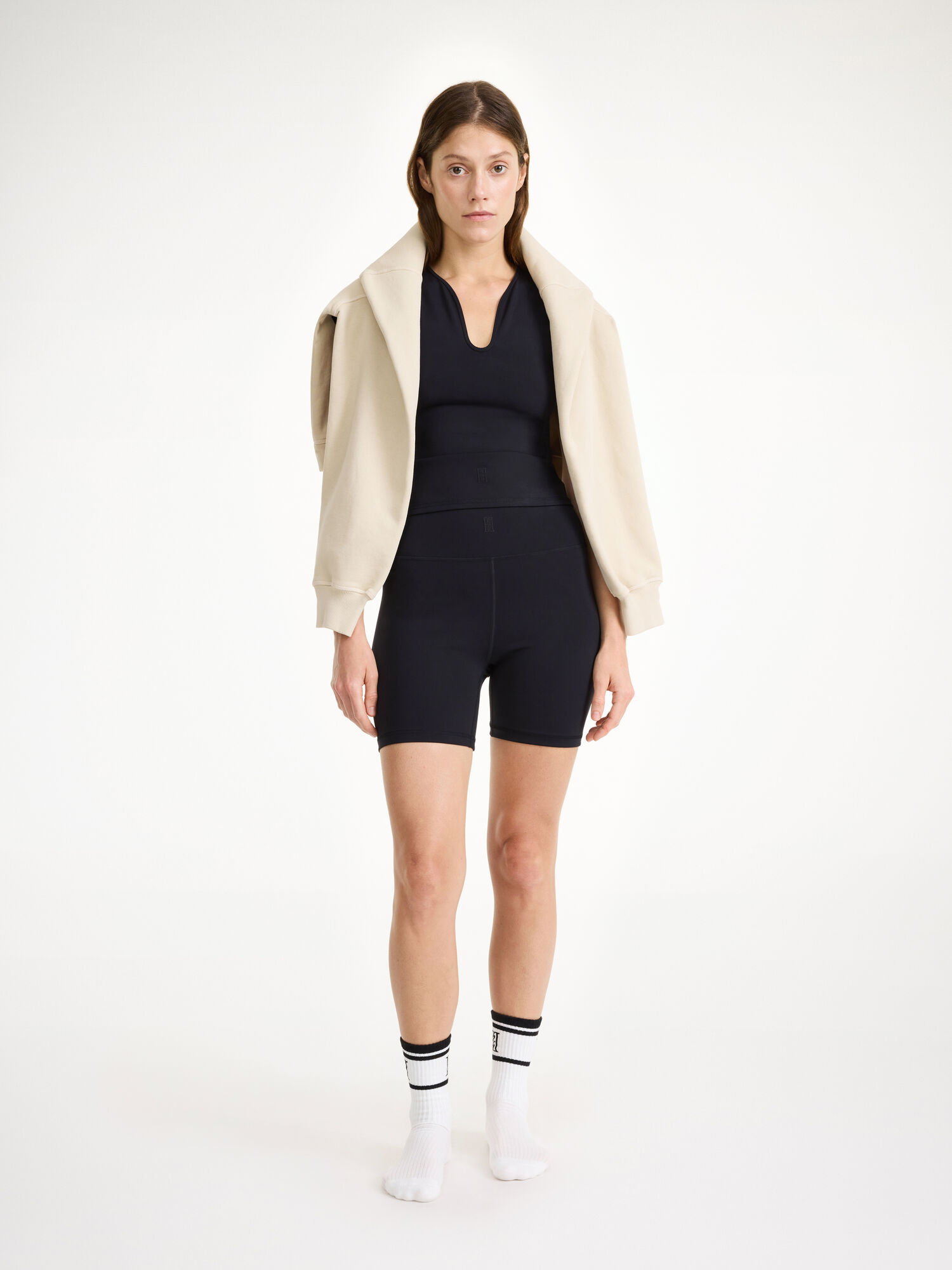 By Malene Birger Siola Atheletic Shorts Urheiluvaatteet Mustat | FI_BB84838