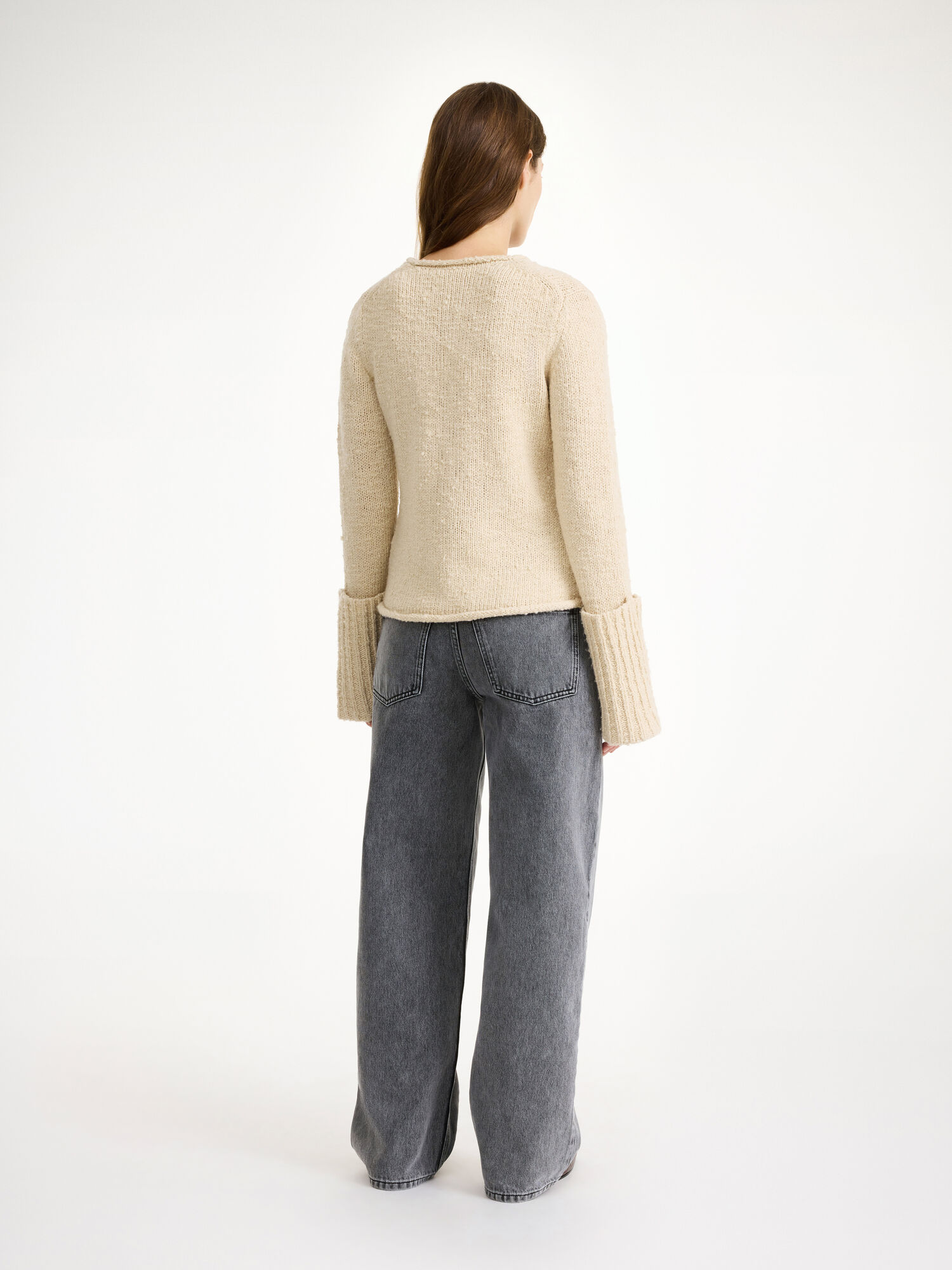 By Malene Birger Sorena Sweater Neuleet Oyster Gray | FI_BB45719