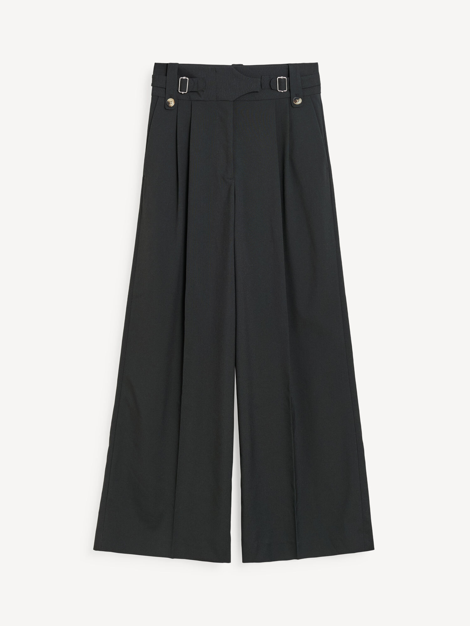 By Malene Birger Taal High-waisted Suorat Housut Mustat | FI_BB41356