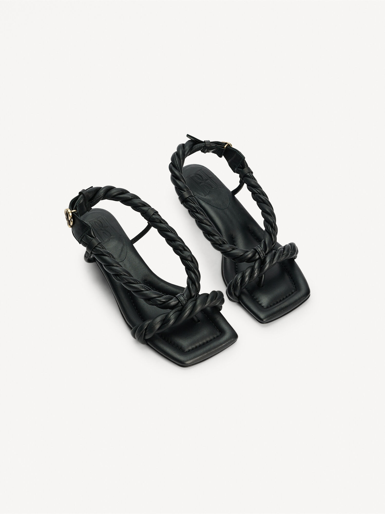 By Malene Birger Temona Leather Sandals Kengät Mustat | FI_BB37601