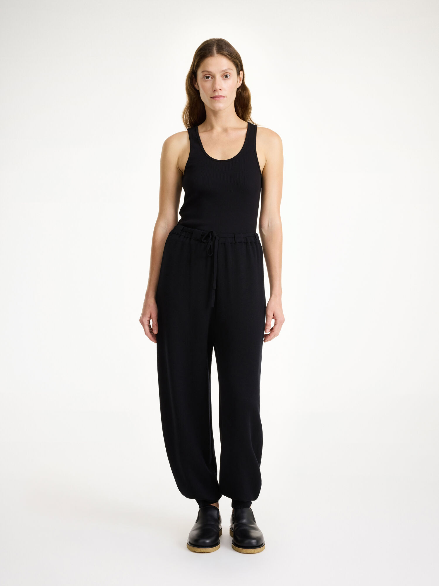 By Malene Birger Tevana High-waisted Suorat Housut Mustat | FI_BB65241