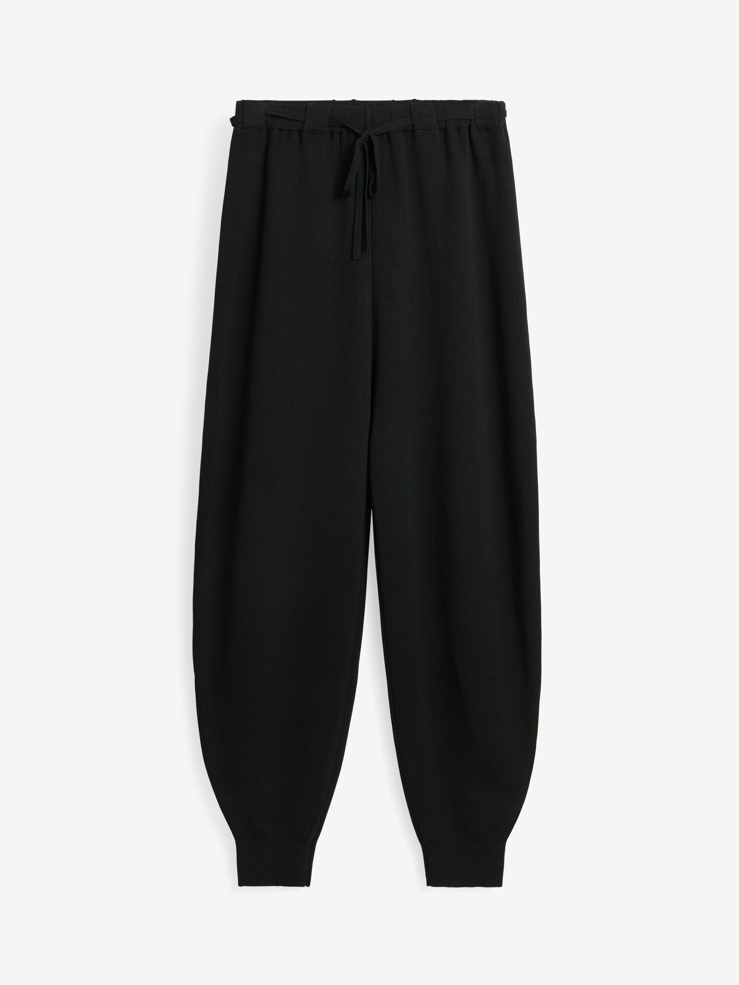 By Malene Birger Tevana High-waisted Trousers Neuleet Mustat | FI_BB63029