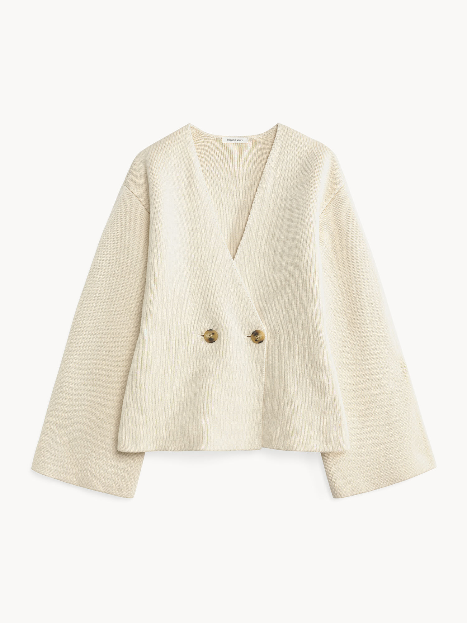 By Malene Birger Tinley Wool-blend Cardigan Neuleet Valkoinen | FI_BB17939