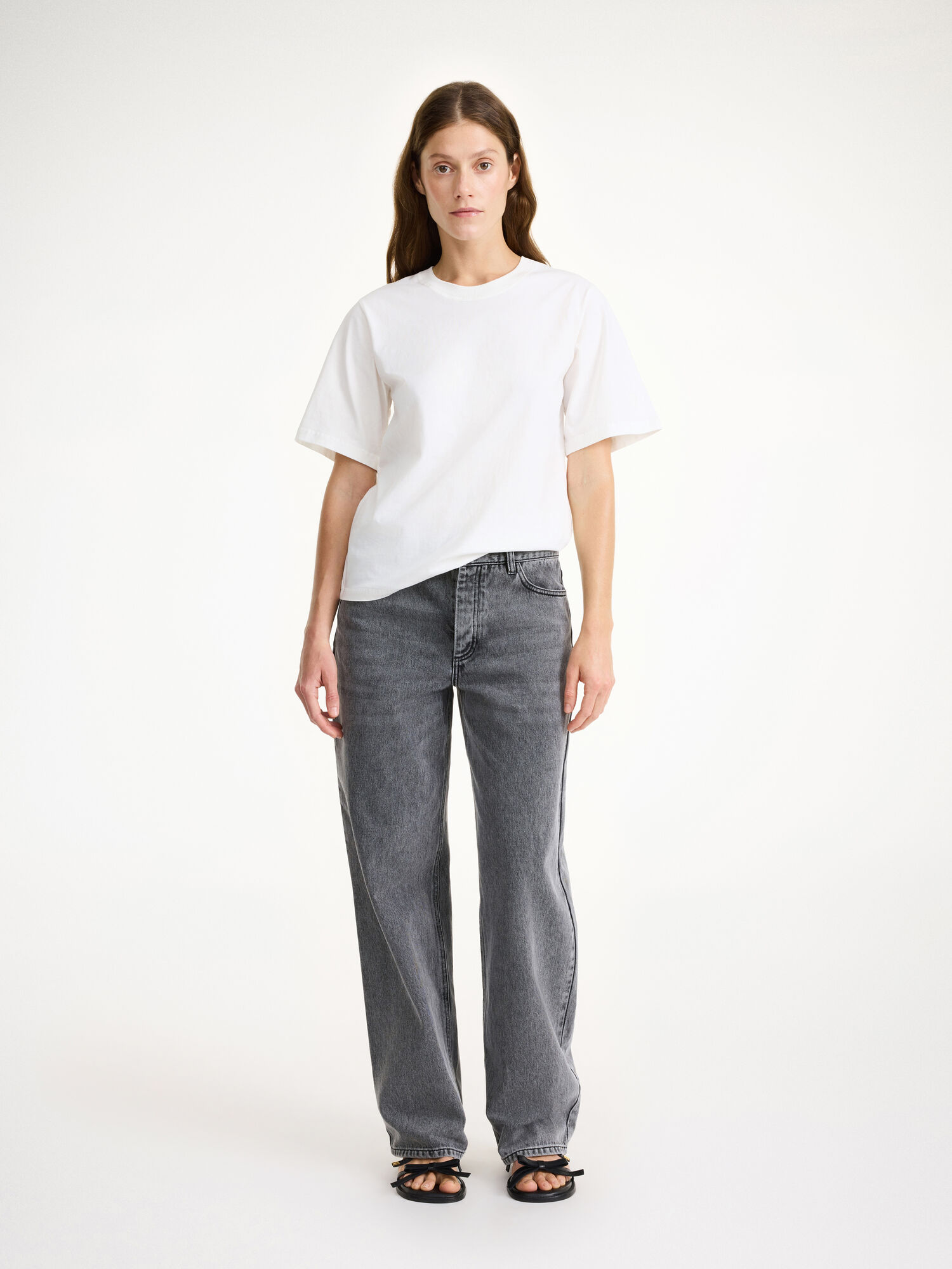 By Malene Birger Vinola Organic Cotton Farkut Mustat | FI_BB20789